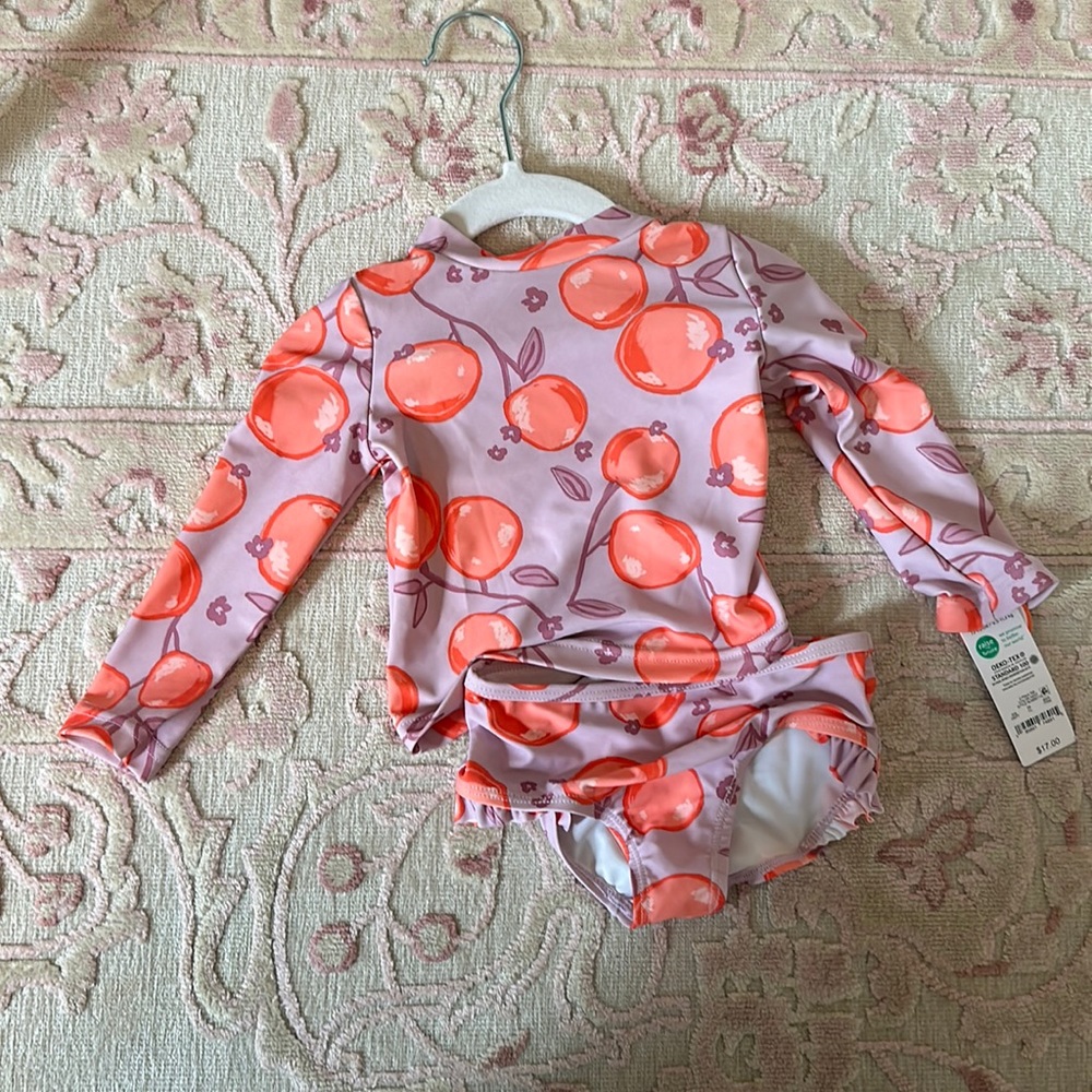 Carters girls Rash guard bikini
